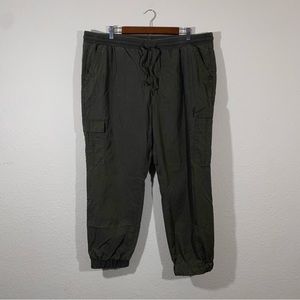 Old Navy sz:XL Navy Green Cargo Jogger Pants